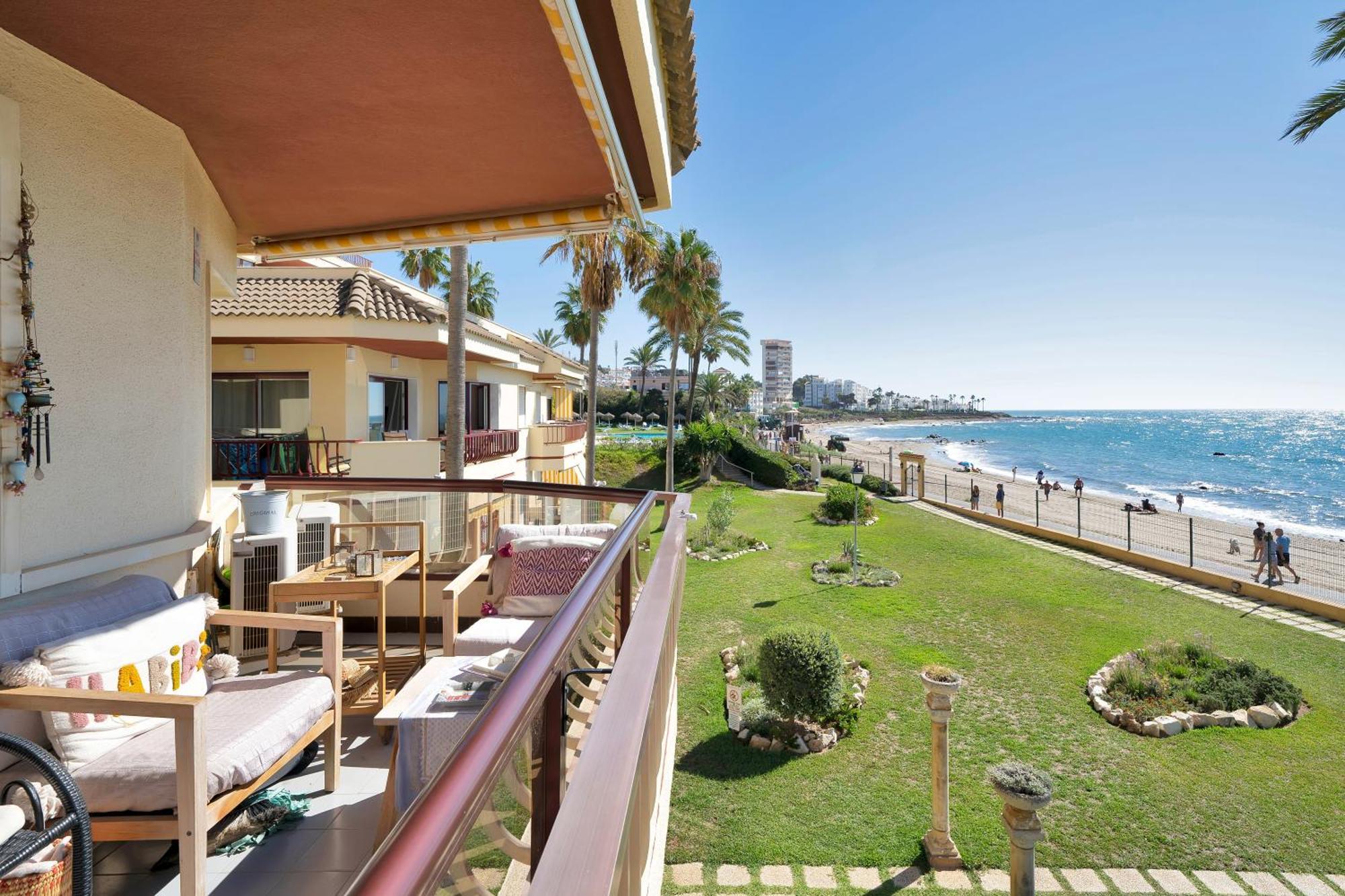 Casa Mar Apartamento Front Beach Con Wifi, Piscina, Padel Y Tenis - Lubina Del Sol Sitio de Calahonda Εξωτερικό φωτογραφία
