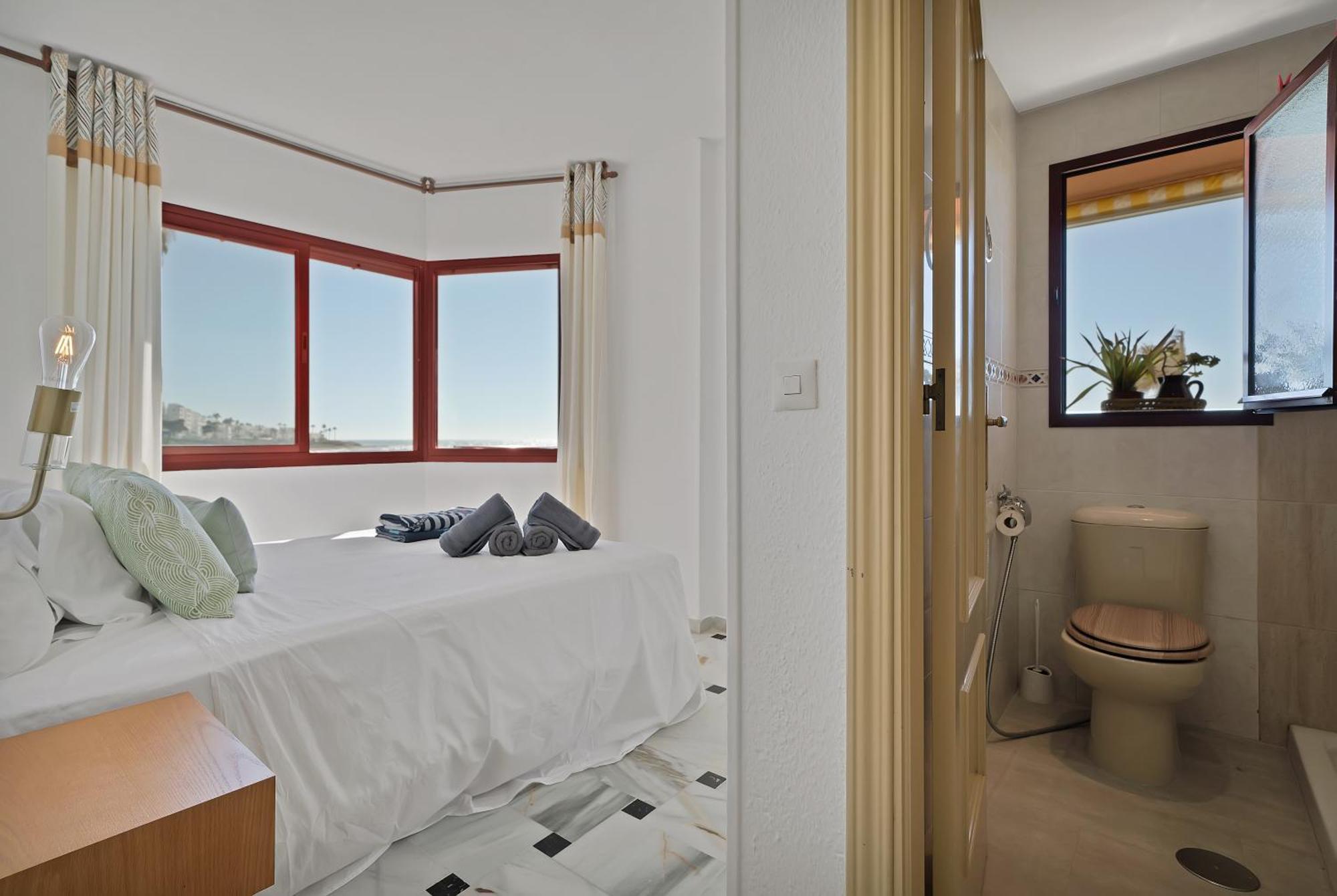 Casa Mar Apartamento Front Beach Con Wifi, Piscina, Padel Y Tenis - Lubina Del Sol Sitio de Calahonda Εξωτερικό φωτογραφία